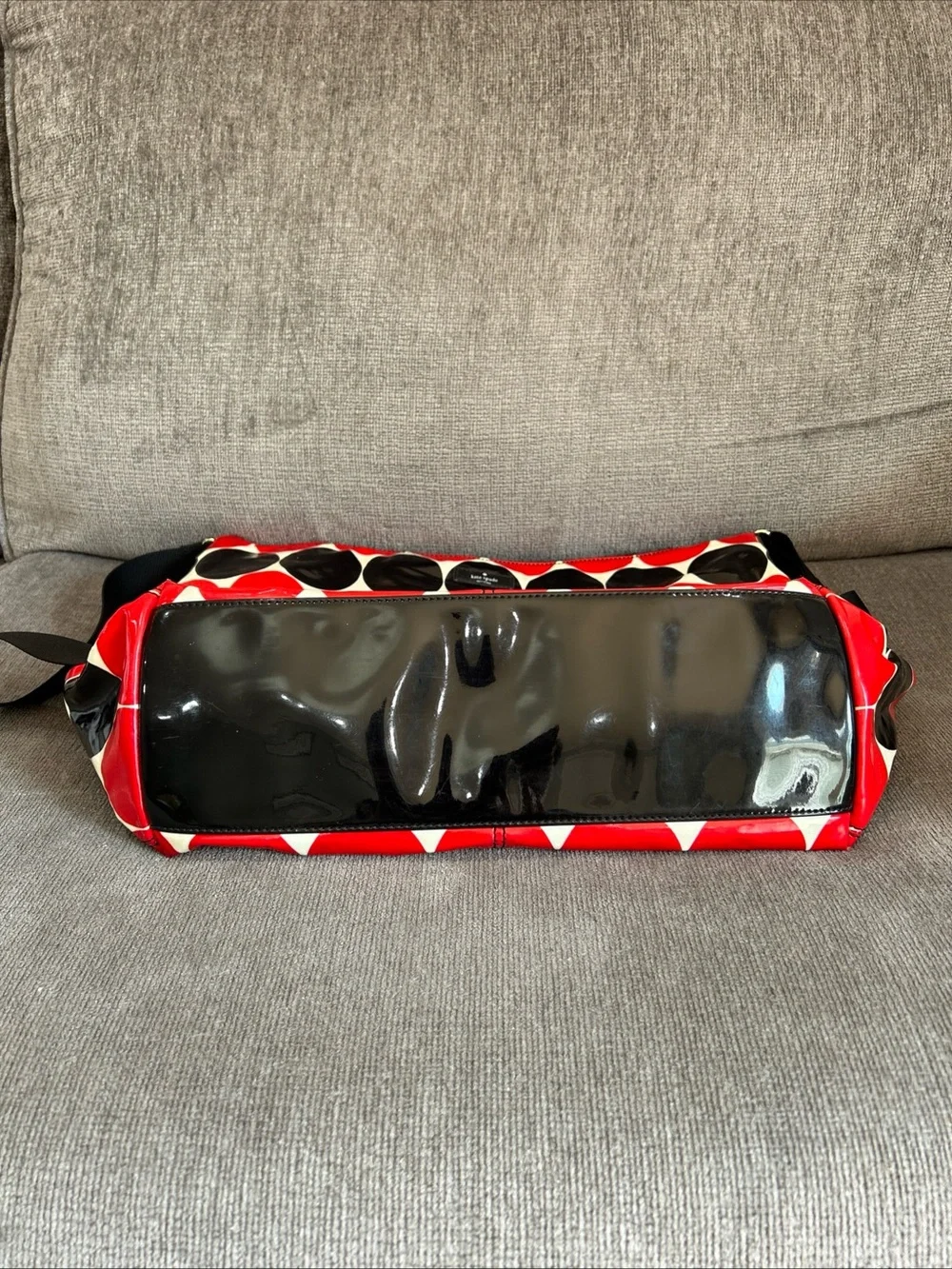 Kate Spade Daycation Serena Diaper Bag Polka Dot Red Black White